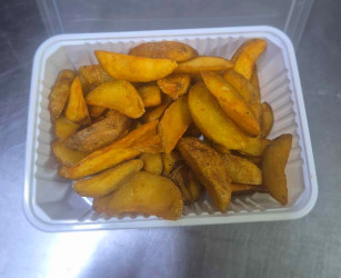 Steak burgonya